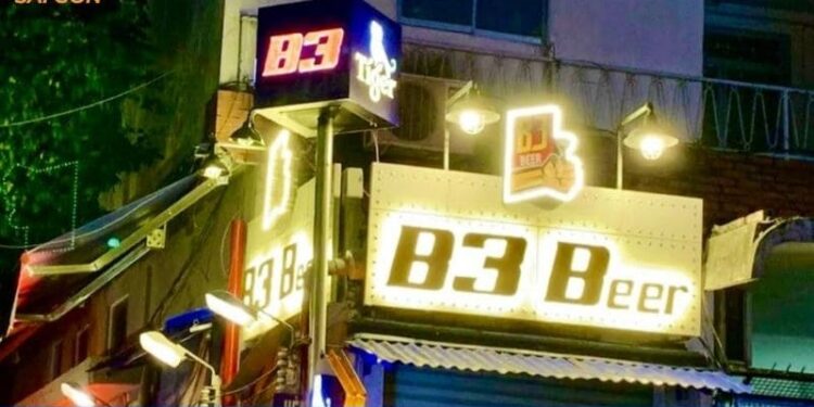 Quán nhậu B3 Beer với không gian sôi động và menu hấp dẫn 9 b3 beer