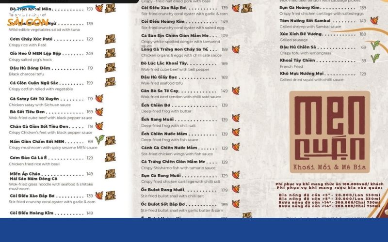 men quán - khoái mồi & mê bia