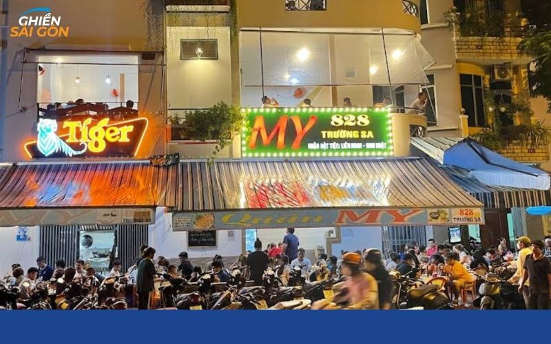 Quán nhậu My - 828 Trường Sa nơi anh em gặp là phải nâng ly 9 my - 828 trường sa