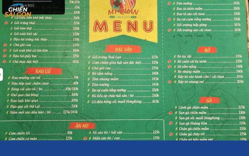 Quán nhậu My - 828 Trường Sa nơi anh em gặp là phải nâng ly 11 my - 828 trường sa