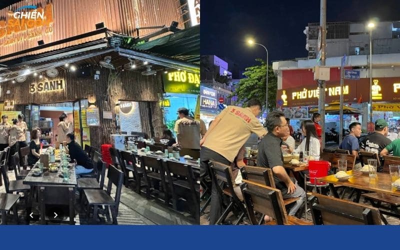 Quán nhậu 3 Sành với menu bình dân cùng không khí nhậu chuẩn gu 13 quán nhậu 3 sành