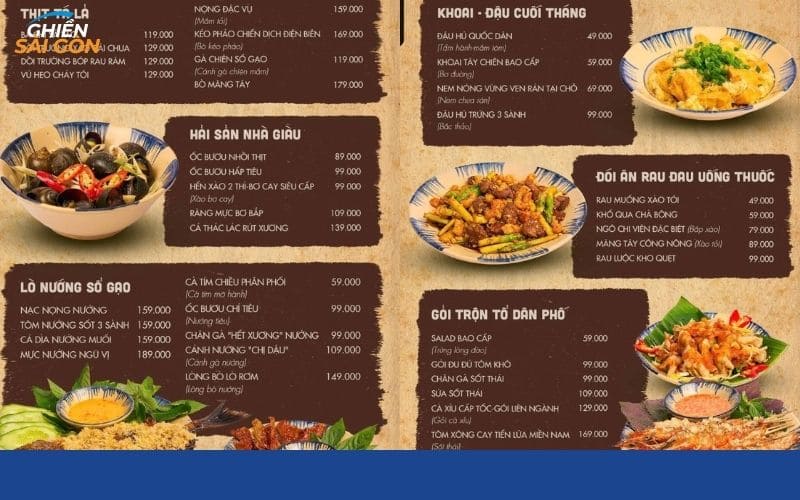 Quán nhậu 3 Sành với menu bình dân cùng không khí nhậu chuẩn gu 14 quán nhậu 3 sành
