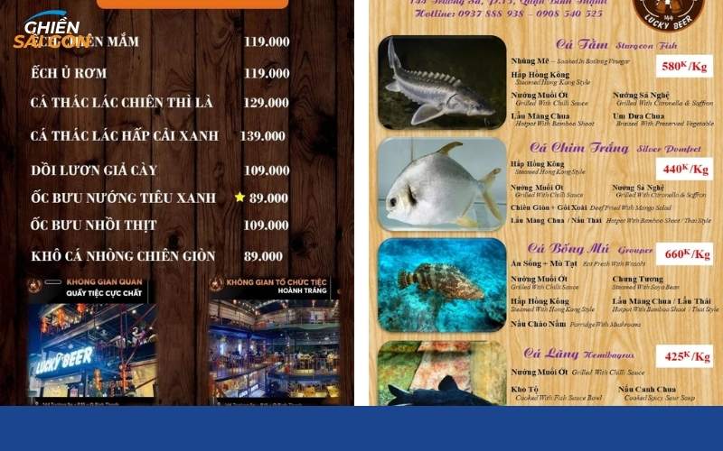 quán nhậu bờ kè - lucky beer