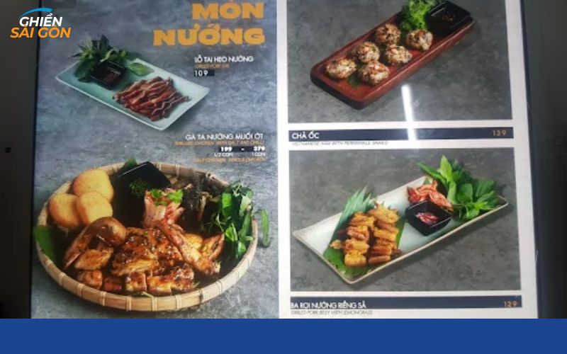 ba gác vietnamese grill & beer garden quang trung