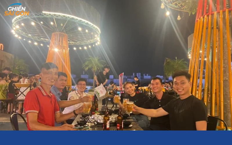 ba gác vietnamese grill & beer garden quang trung