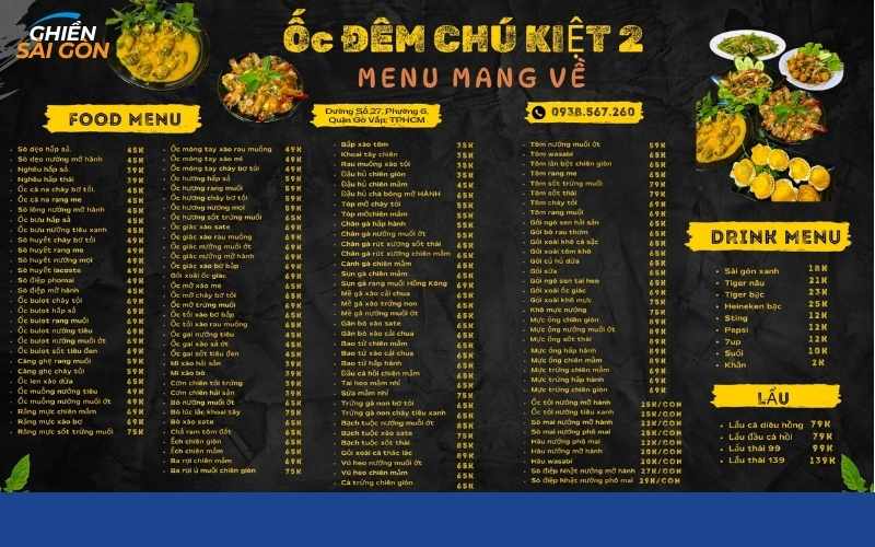 ốc đêm chú kiệt gò vấp