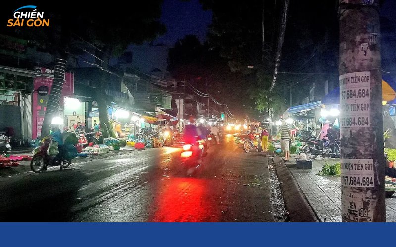 chợ rau tự phát lê văn thọ