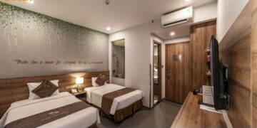 khách sạn gần đầm sen