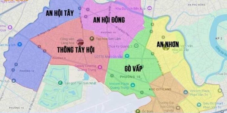phường 13 gò vấp sáp nhập