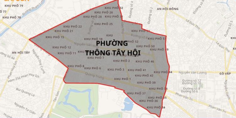 phường 8 gò vấp sau sáp nhập