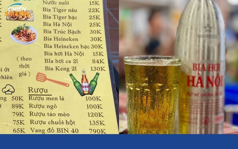 bia hơi hà nội dung béo