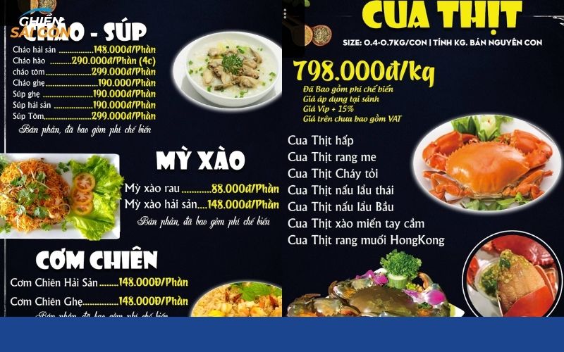 Giang ghẹ Tân Bình nơi thưởng thức hải sản tươi sống bậc nhất 11 giang ghẹ tân bình