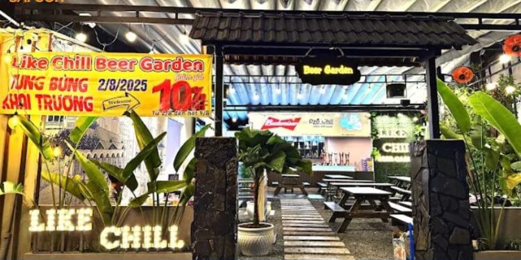 Đến Like Chill Beer Garden tận hưởng ẩm thực và quẩy hết mình 9 like chill beer garden