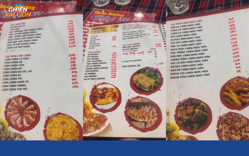 Quán nướng Chị Hai Quận 4 hút khách với menu nướng than hấp dẫn 10 quán nướng chị hai