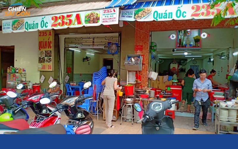 Quán Ốc 235A địa chỉ thưởng thức ốc ngon nổi tiếng Sài Gòn 10 quán ốc 235a