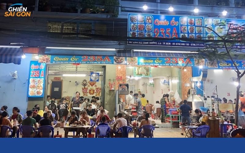 Quán Ốc 235A địa chỉ thưởng thức ốc ngon nổi tiếng Sài Gòn 16 quán ốc 235a