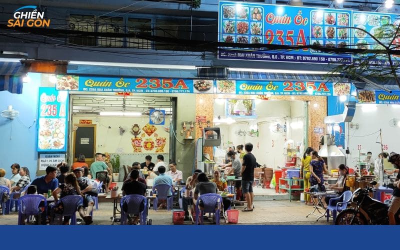 Quán Ốc 235A địa chỉ thưởng thức ốc ngon nổi tiếng Sài Gòn 17 quán ốc 235a