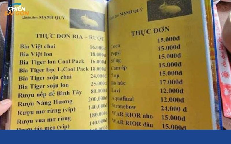 Quán thỏ Mạnh Quý chinh phục thực khách với thực đơn đa dạng 11 quán thỏ mạnh quý