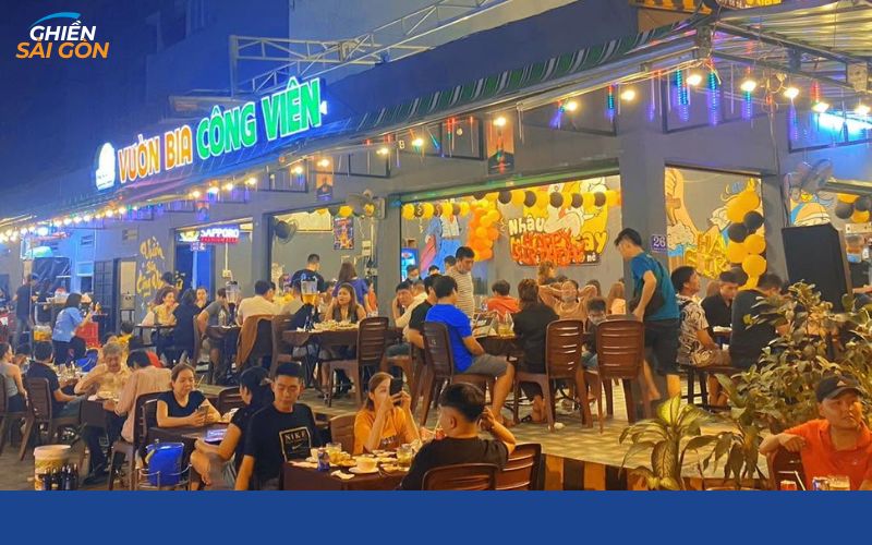 vườn bia công viên