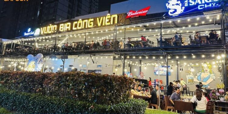 vườn bia công viên