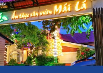 ẩm thực sân vườn mái lá