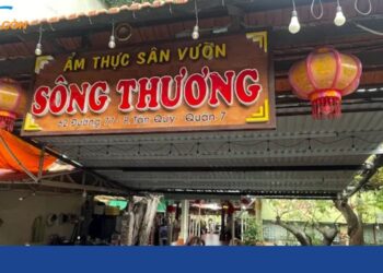 ẩm thực sân vườn sông thương