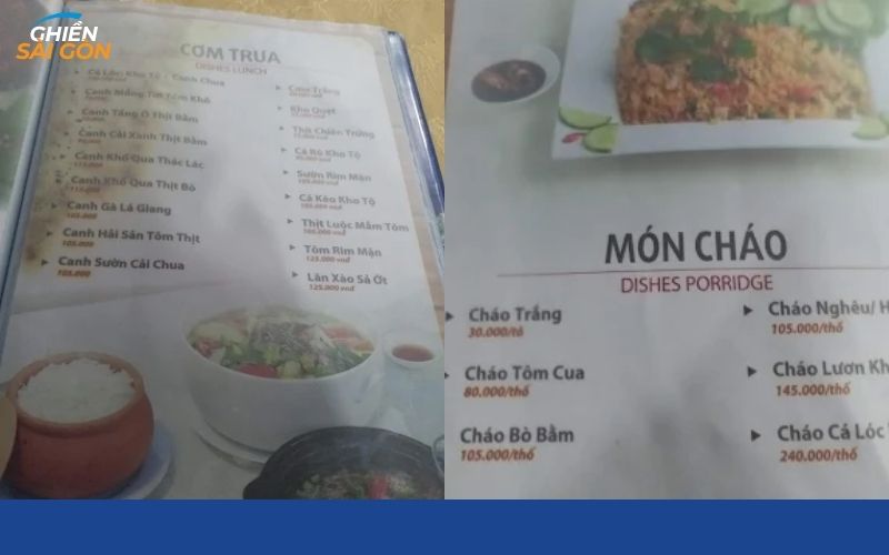 ẩm thực sân vườn sông thương