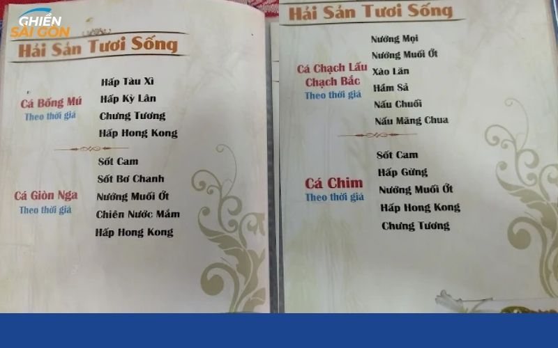 ẩm thực sân vườn sông thương