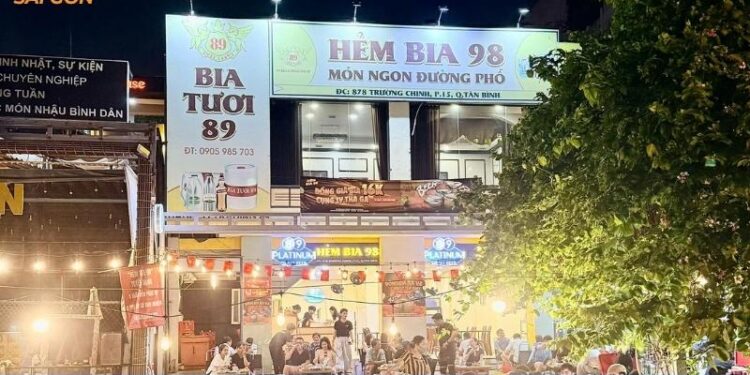 hẻm bia 98