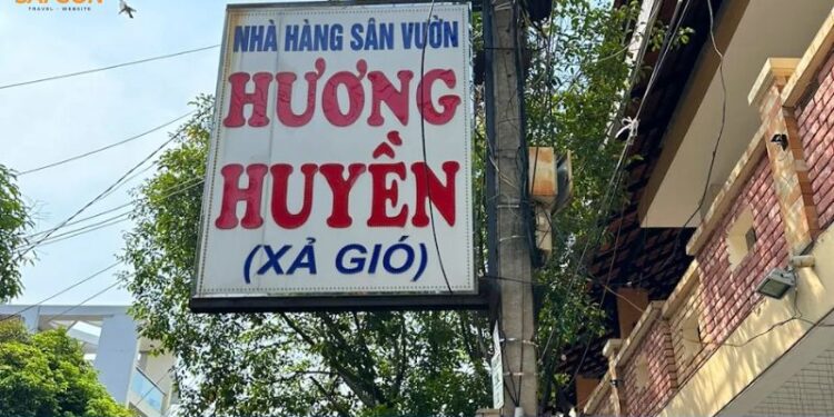 nhà hàng hương huyền xả gió
