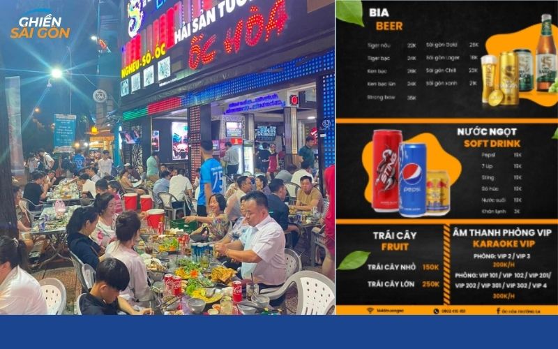 Gợi Ý Quán Nhậu Ốc Hòa Trường Sa Ngon Rẻ Cho Dân Nhậu Sài Gòn 9 ốc hoà trường sa