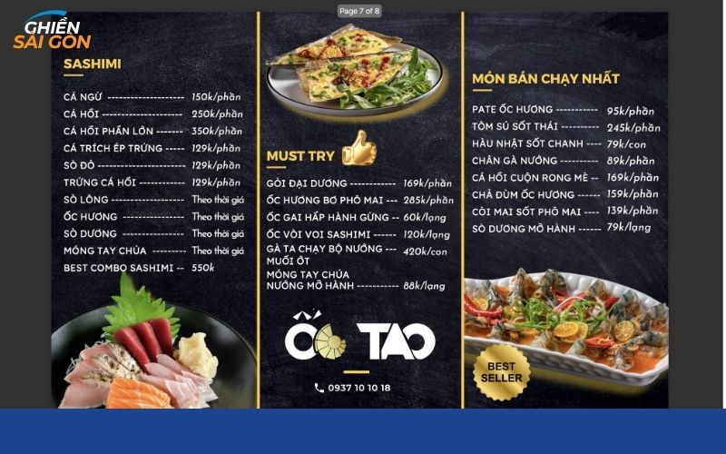 ốc tao quận 7
