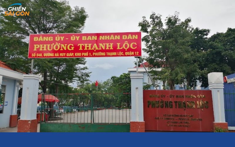 phường thạnh lộc quận 12 sau sáp nhập