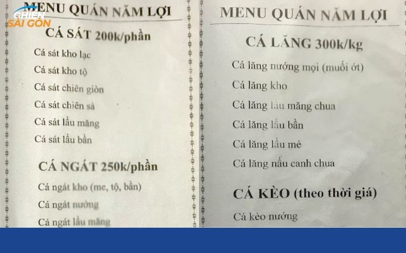 quán ăn năm lợi