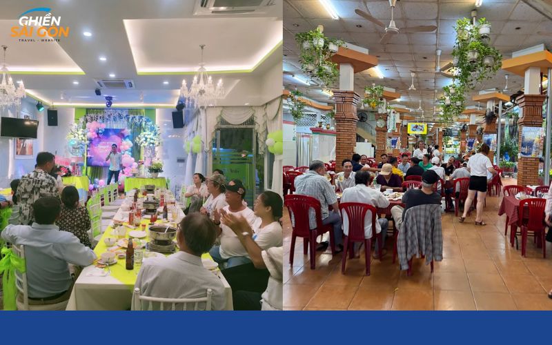 Quán ăn Vọng Các Quận 8 rộng rãi, món ngon thích hợp tụ họp bạn bè 11 quán ăn vọng các quận 8