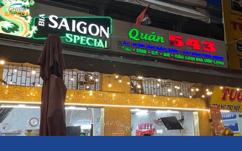 Quán Nhậu 543 với thực đơn đa dạng và không gian rộng rãi 8 quán nhậu 543