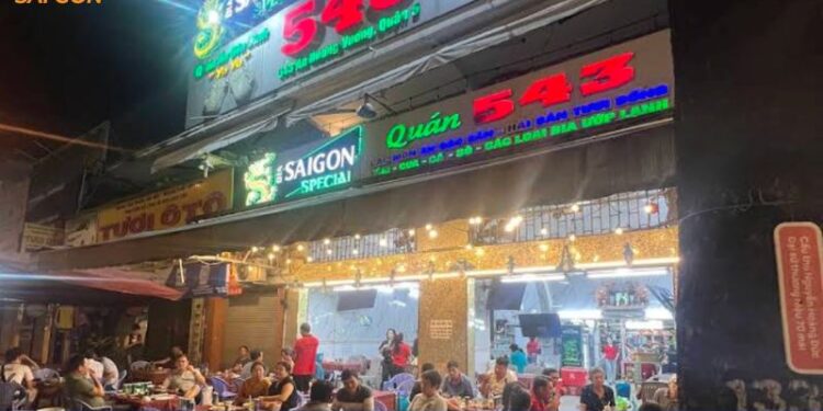 Quán Nhậu 543 với thực đơn đa dạng và không gian rộng rãi 7 quán nhậu 543