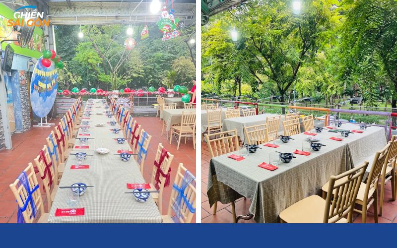 Quán nướng Bia Lu thưởng thức bằng lu sành độc đáo gần sân bay 12 quán nướng bia lu