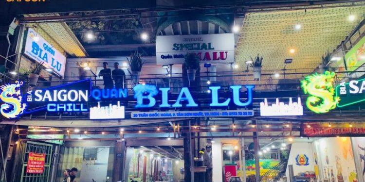 Quán nướng Bia Lu thưởng thức bằng lu sành độc đáo gần sân bay 7 quán nướng bia lu