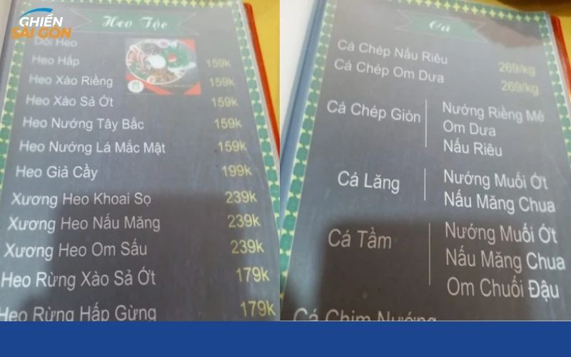 quán vườn quê quận 7