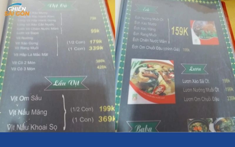 quán vườn quê quận 7
