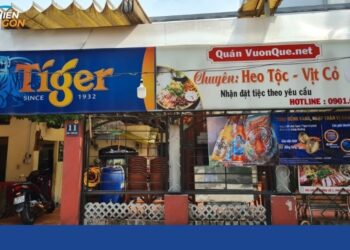 quán vườn quê quận 7