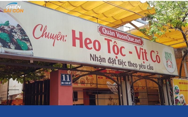 quán vườn quê quận 7