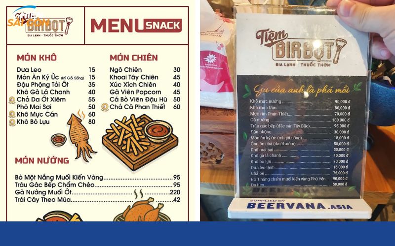 Tất tần tật về Tiệm Bia Bọt Tân Bình kèm menu và mức giá 9 tiệm bia bọt