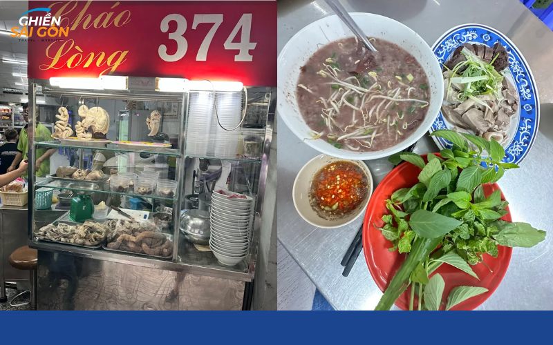 cháo lòng ngon quận 3
