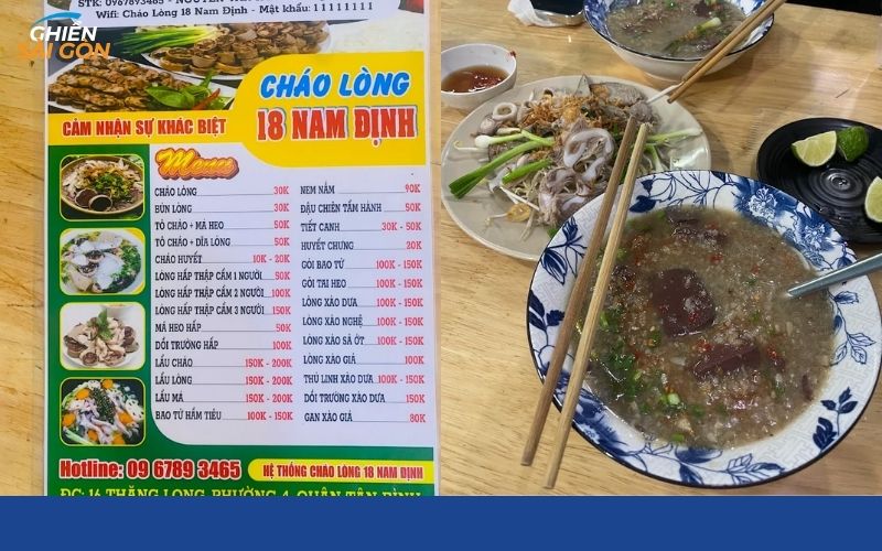 cháo lòng tân bình