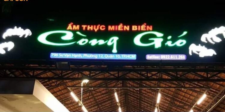 nhà hàng còng gió