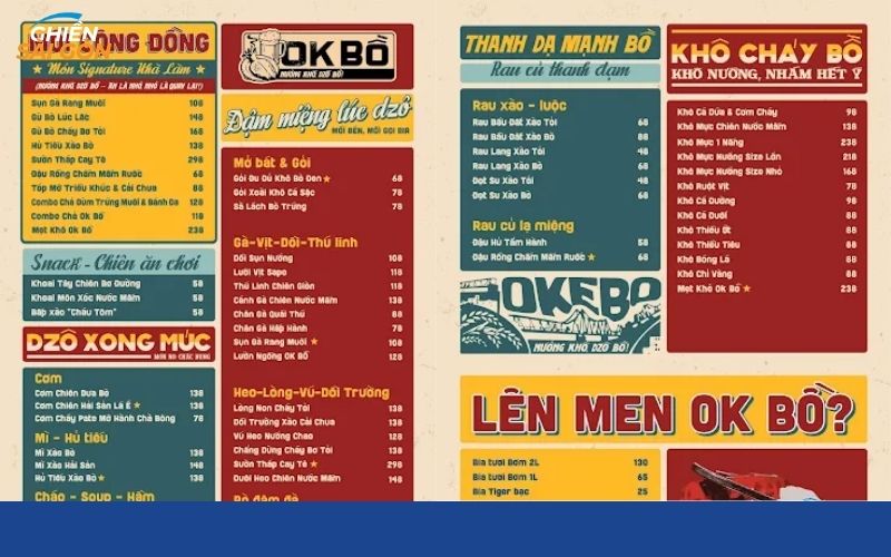 OK BỒ quán nhậu Quận 10 với món ngon và không gian trẻ trung 9 ok bồ