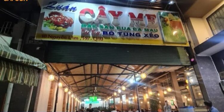 quán bò cây me