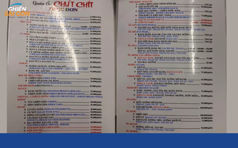 quán ốc chút chít